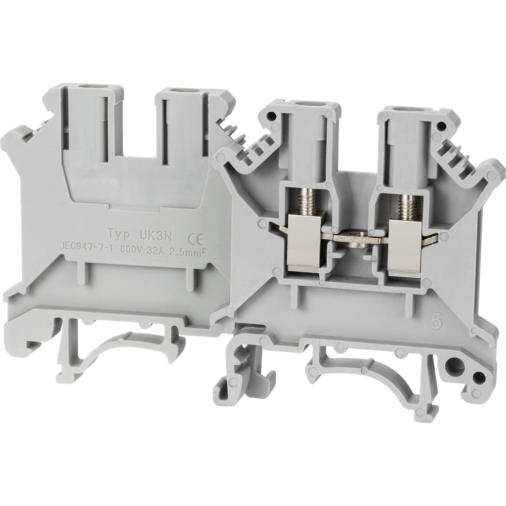 D Rails Terminal DIN Rail Terminal Blocks | UK-3N 800V 32A – GKEEMARS