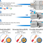 Mini Electrical Wire Connectors Wire Nuts | 2 in 4 out