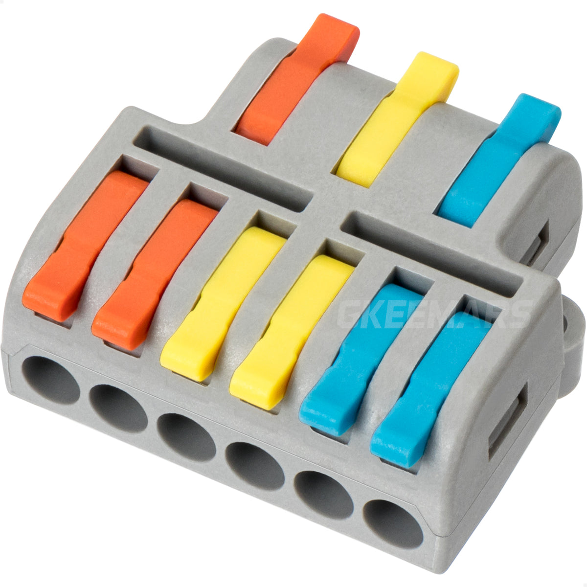 Electrical Connectors 20-Pack Eugiichr Lever Wire Connectors - Quick Splice Terminals (AWG 28-12) Waterproof Wire